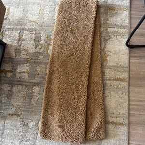 UGG Tan fuzzy scarf